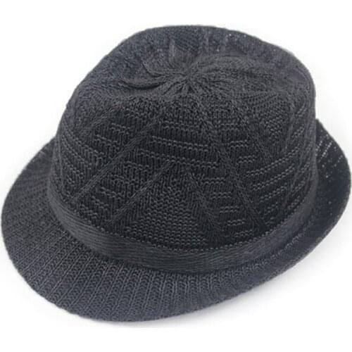 Breathable stripe college style fashion straw sun hat outside summer shade topper unisex cool cap 7color 1pcs