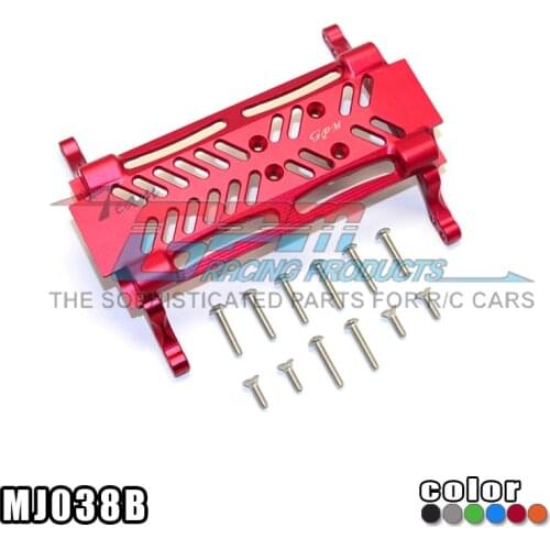 GPM ALUMINIUM GEAR BOX BOTTOM MOUNT For AXIAL SMT10 GRAVE DIGGER AX90055 RC Upgrade