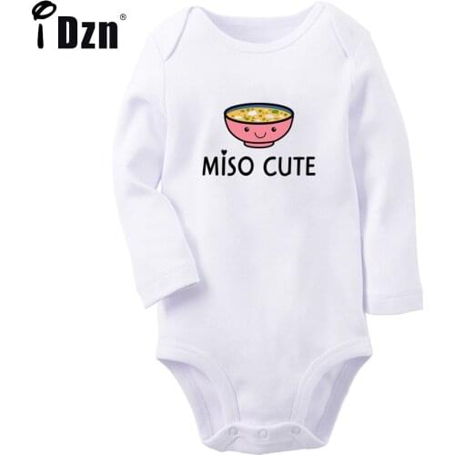 Miso Cute Baby Boys Girls Bodysuit I Love Naps and Milk Funny Rompers I'm Too Young For Coffee Jumpsuit Make Herstory Clothes