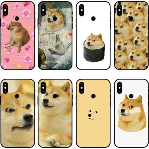 Doge Meme Kabosu Cute funny Phone Case For Xiaomi Redmi note 7 8 9 pro 8T 9S Mi Note 10 Lite pro