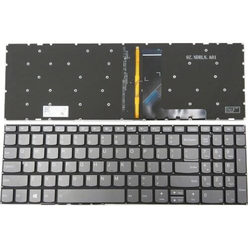 New For Lenovo IdeaPad 320-15ISK Type 80XH 320-17IKB 80BJ 80XM 320-17ISK 330-15ARR 330-15AST 330-15ICH Keyboard US With Backlit