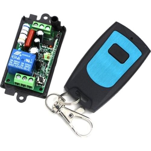 AC 110v 220V 1CH Wireless Remote Control Switch Systerm RF 10A Relay Transmitter Receiver Smart Remote Switch 315Mhz SKU: 5208