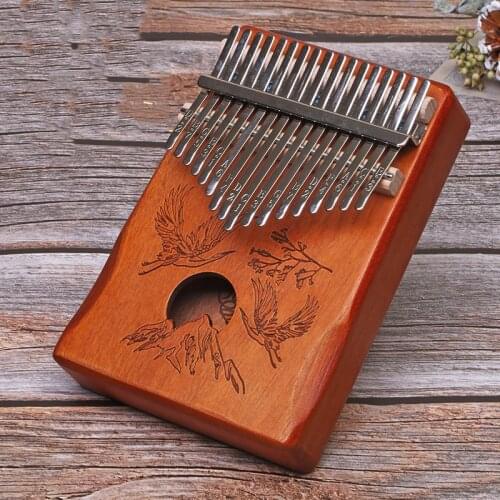 17 Keys Kalimba Thumb Piano Portable Finger Flexible Piano African Kalimba With Accessories Made By Single Board High-Quality