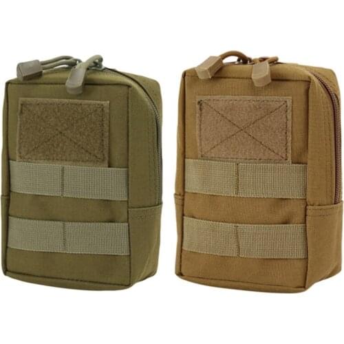 Casual Fashion Molle Waist Pouch Military Tactical Camo Belt Pouch Bag Small Phone Pocket Bags For Hunting