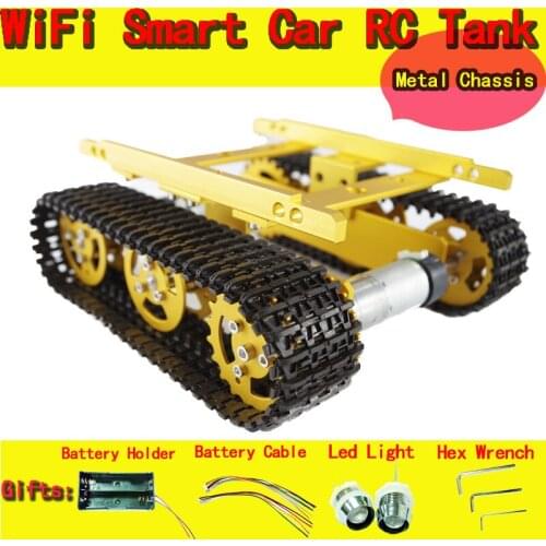 With Hall Sensor Motors Tank Car Chassis/tracked for DIY/Robot Smart Car Part for Remote Control