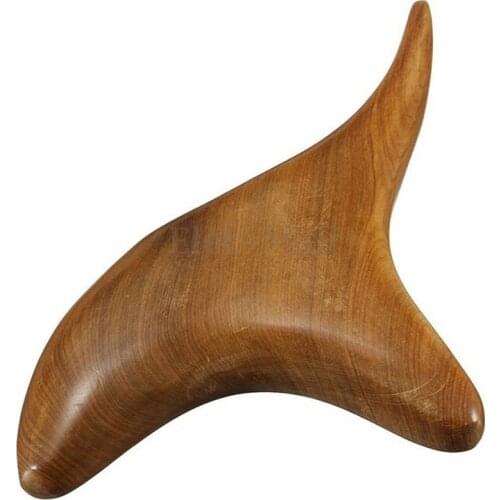 Triangle Trigeminal Body Massager Relax Fragrant Wood Neck Shiatsu Reflexology Wooden SPA Therapy Massage forBlood Circulation