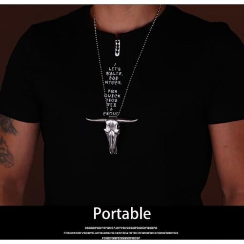 Bull Head Belt Buckle Bull Head Decorations anti-rust Buckles Men Waist Belt Wide Metal Pendant Hunting camping Accessories