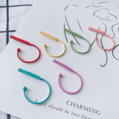 DIY jewelry accessories multi-color optional circle earrings earrings jewelry accessories materials