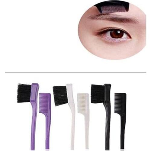 1Pcs Women Beauty Double Sided Edge Control Hair Comb Hair Styling Hair Brush 2020 New Fashion Hot Sale