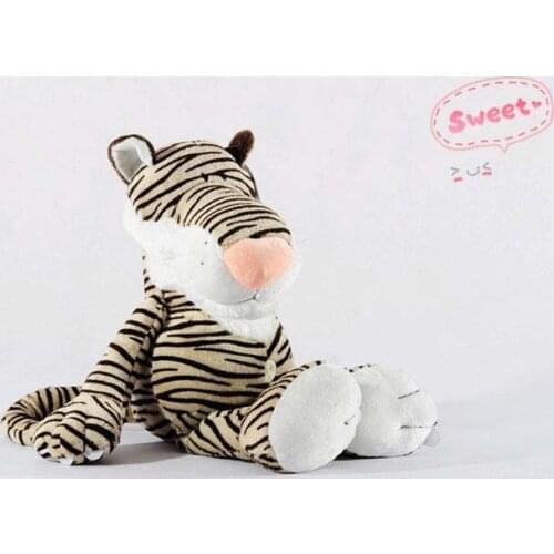 10 pieces small cute Plush tiger toys Stuffed jungle tiger gift dolls about 25cm 0759
