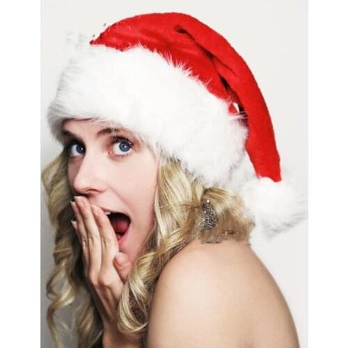 2021 Christmas Normal Warm Hat Short Staple Hat Kids Gift Santa Claus Gift For Winter