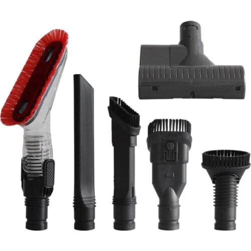 6-in-1 Nozzle Combination Tool Bristle Cleaning Brushes Kit for Proscenic I9 Vacuum Cleaner Replacement Accessory