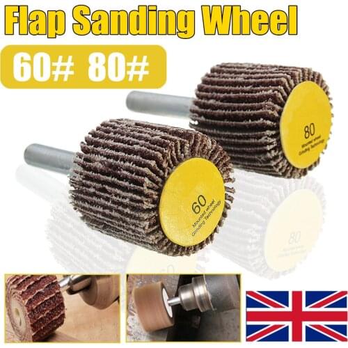 Dremel accessories 6mm shank sandpaper grinding disc, used for rotating tools 60/80 coarse sand