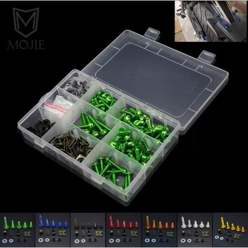 Motorcycle Fairing Bolts Fastener Screw Kit Nut For Kawasaki ZX7R ZX6R ZX9R ZX900 F C B Versys 650 KLR650 C A W650 Z750 Z1000