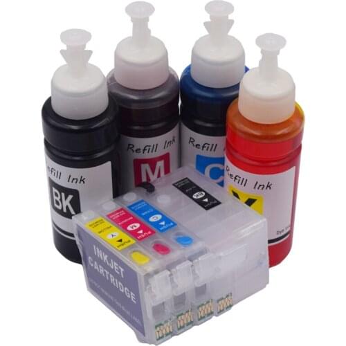252xl Refill Ink Cartridge With Auto Reset Chip For For Epson WF-3620 WF-3640 WF-7110 WF-7610 WF-7620 WF-7110 WF-5190