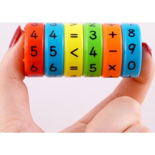 Children Montessori Early Educational Math Toys Axis Magnetic Baby Toys Develop Kids Intelligence Mathematics Puzzles Learning