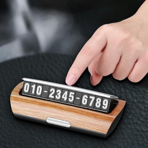Car Styling Luminous Temporary Car sticker Parking Card Phone Number Plate Magnetic Telephone Number Car Accessories for car