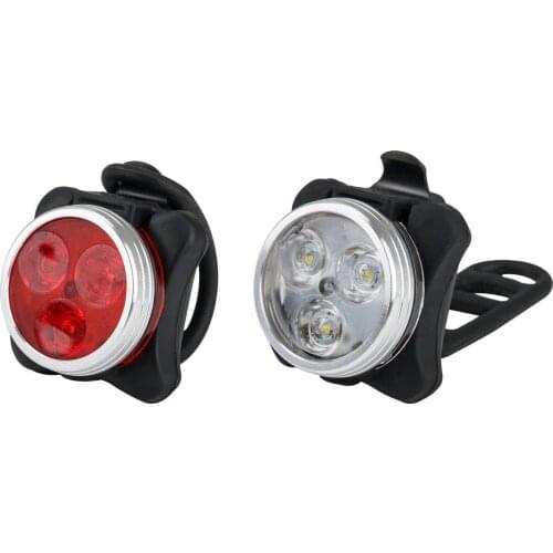 Built-in Battery USB Rechargeable LED Bicycle Light Bike lamp Cycling Set Bright Front Headlight Rear Back Tail Lanterna 4 Modes