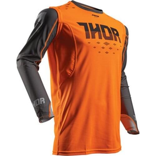 Thor team 2021 MTB downhill quick-drying Motorcycle bmx mountain bike jersey bicycle locomotive shirt cycling Breathable jersey