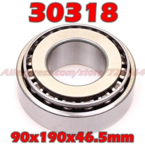90x190x46.5 mm Tapered Roller Bearings 30318 7318E HR30318J 30318JR 30318A E30318J 30318VC12 30318U 30318E 90*190*46.5