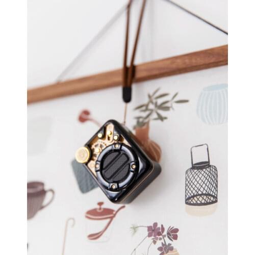 New Divoom Espresso AI Intelligent Bluetooth Wireless speaker Mini Metal portable Music smart Player FM radio