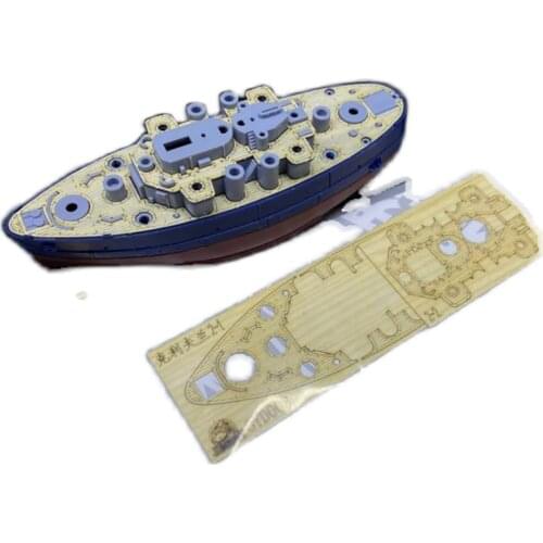 Upgrade Cruiser Wooden Deck for Cleveland Cruiser Q Edition with WB-007 Boat Model Parts