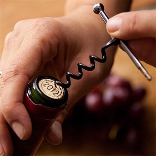 Mini Outdoor Red Wine Bottle Opener With Key Ring Cork Popper Bottle Pumps Corkscrew Cork Out Tool Openor Bar Tool