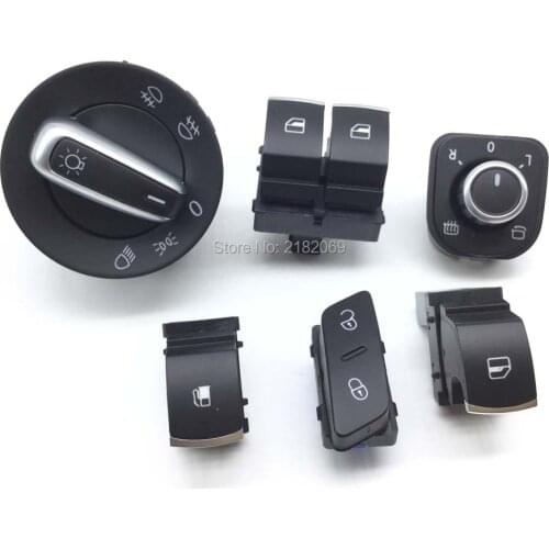 Headligh fuel control switch For VW Golf MK5 6 R32 GTI MK5 Rabbit Tiguan Passat B6 5K3959857,1KD962125,1KD959833,5ND959565A