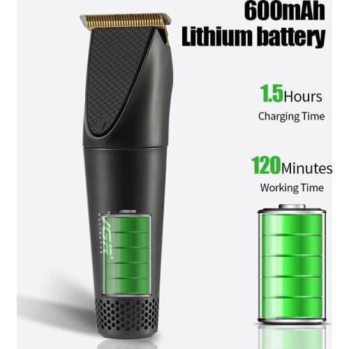Rechargeable Hair Cut Machine electric Hair Clipper Professional Adjustable Trimmer for men Styling Tools bottom light design