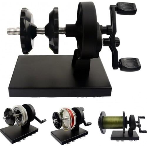 Portable Spinning Reel Fishing Line Spooler Winder Machine with Suction Cup Detachable Suction Cup Sea Carp Fishing Accessories