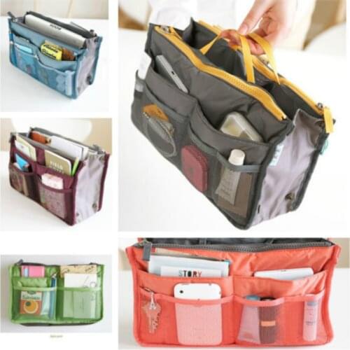US Women Lady Travel Insert Handbag Organizer Purse Large Liner Organizer Tidy Bag Toy Storage Bags