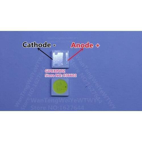 50PCS For FUNAI LED LCD Backlight TV Application EVERLIGHT LED Backlight 2.8W 6V 3535 Cool white LCD Backlight for TV