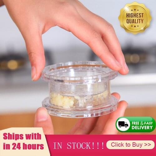 Garlic Grater Portable Garlic Press Chopper Slicer Hand Presser Grinder Crusher Kitchen Tool Press Garlic Twist Garlic Box Gadge