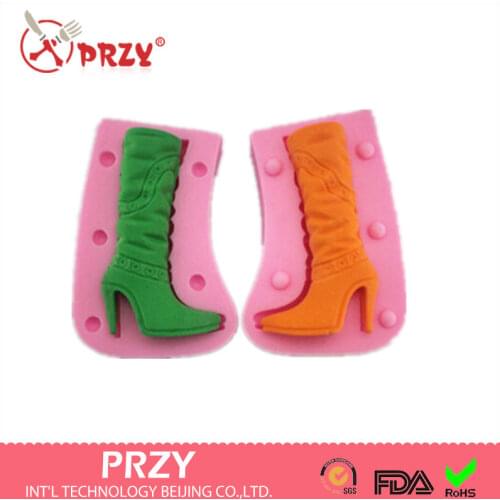 High-heeled shoes shaped silicon fondant Cake decoration mold fondant mold chocolate mold wholesale