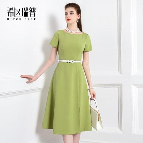 High End Dress With Slim Waist 2021 New Summer French Slim Dress