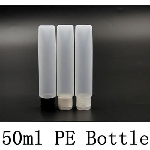 100pcs 50ml plastic Soft tube Cosmetic Packaging 50ML Lotion Cream Plastic Bottle Skin Care Cream squeeze Containers Tube