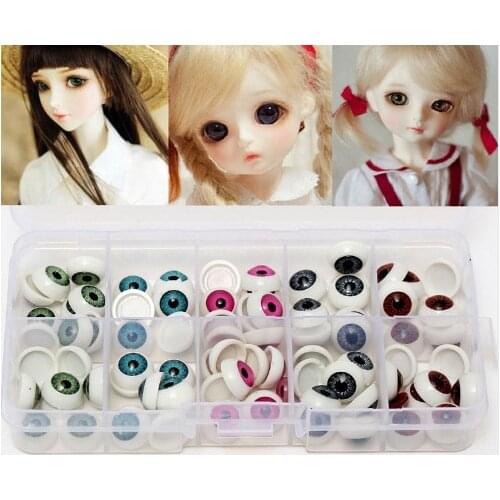 100pcs Acrylic BJD Eyes for SD Doll 1/3 BJD Doll Eyeballs Toy DIY Doll Accessories Kids Toy