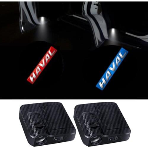 Auto Logo Projector Door Welcome Light for Haval H6 H9 H2 H2S H5 H8 Jolion LED Badge Lamp Emblem Sticker Car Styling Decoration