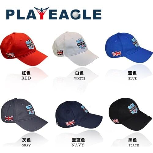PLAYEAGLE Unisex quick dry Polyester Breathable Caps Adjustable Snapback Golf Hat Outdoor Sports Sun Visor Cap OEM Logo