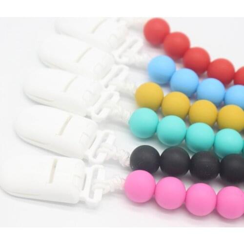 Anti-dropping Chain For Baby Nipple Chain Wholesale Babys Pacifier Chain Baby Tooth Glue Anti-dropping Chain Pacifier Clip