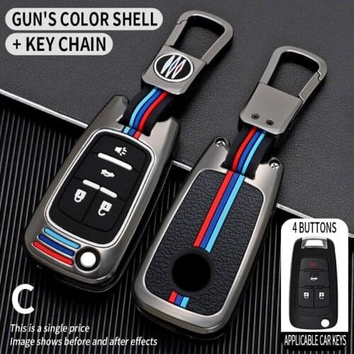 Car key Cover for Chevrolet Cruze Aveo Lova Epica Opel VAUXHALL Astra Corsa Antara Meriva Insignia Zafira C Mokka Karl keychain