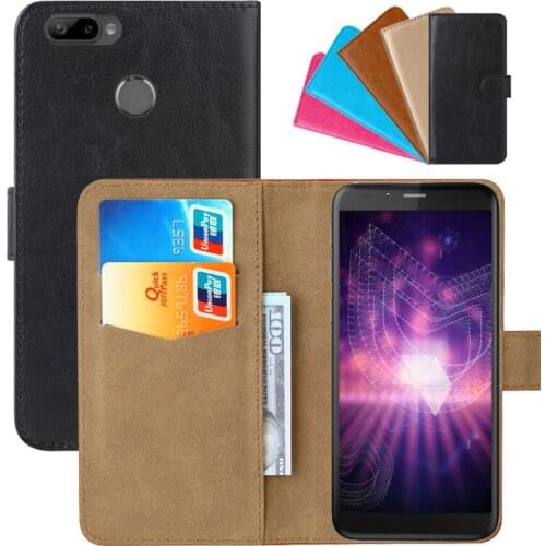 Luxury Wallet Case For Irbis SP571 PU Leather Retro Flip Cover Magnetic Fashion Cases Strap