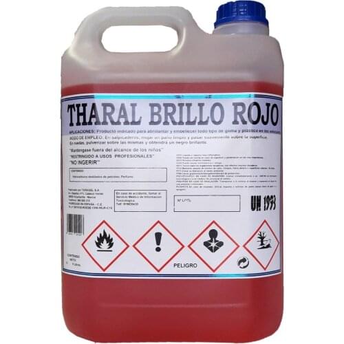 LIMPIEZA Y ABRILLANTADO DE SALPICADEROS - THARAL BRILLO ROJO