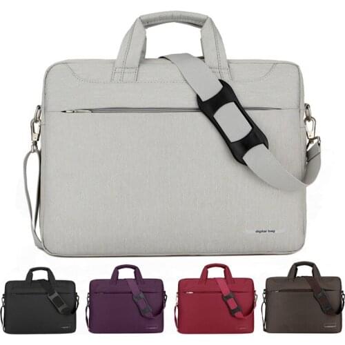 Business Laptop bag 17.3 17 15.6 14 inch Nylon Airbag Shoulder Handbag Computer Bags Waterproof Messenger Women Men Notebook Bag