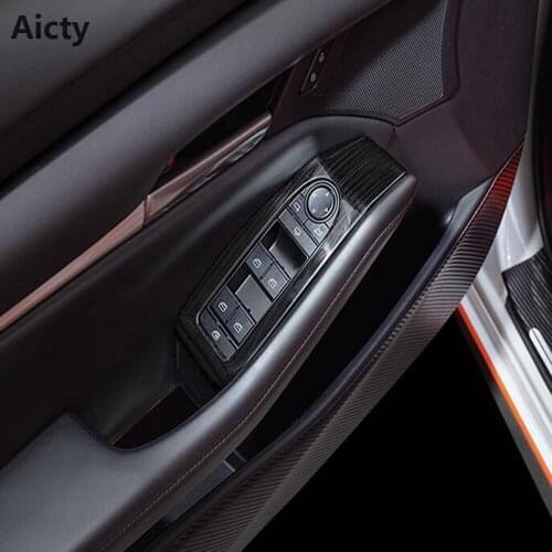 For Mazda 3 Axela Cx30 Cx-30 2020 2021 Stainless Steel Car Window Lift Swtich Button Cover Trim Interior Accessories Styling