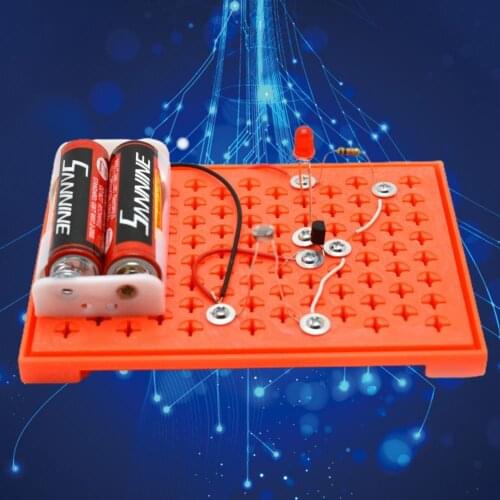 Photosensitive Lamp DIY Assembling Educational Toy ABS Invention Assembly Photosensitive Lamp for Laboratory