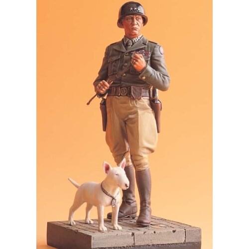 1/16 Resin Figure Model Kits German officer(with base) Unassembled unpainted S44
