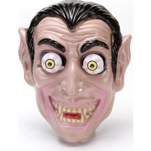 Hot Horror Clown Mask Vampire Plastic PVC Prop Halloween Cosplay Theme Carnival Adult / Child Masks