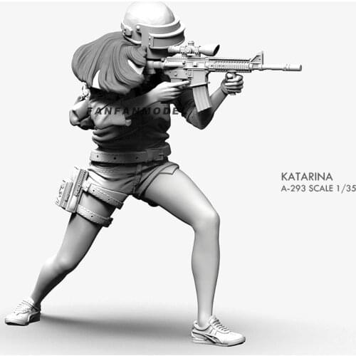 1/35 Resin model kits figure self-asssembled toy A-293