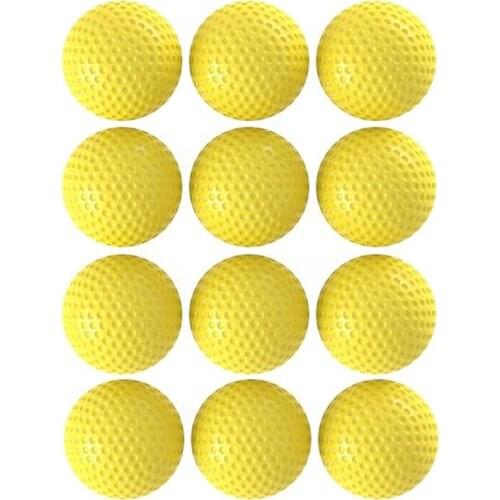 New-12 Pcs Practice Foam Golf Balls Dent Resistant, Limited Flight, Realistic Performance,perfect for Indoors and Backyard